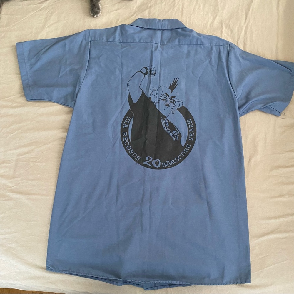Zia Records, 20 Hardcore Years. Work shirt. Rare. Men’s M